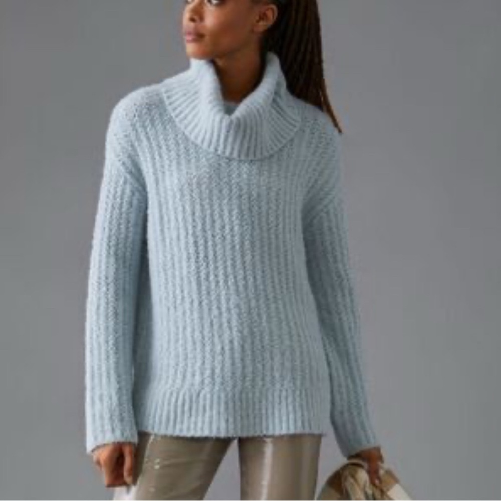 Anthropologie Maeve Cowl-Neck Pullover Sweater. Size medium.